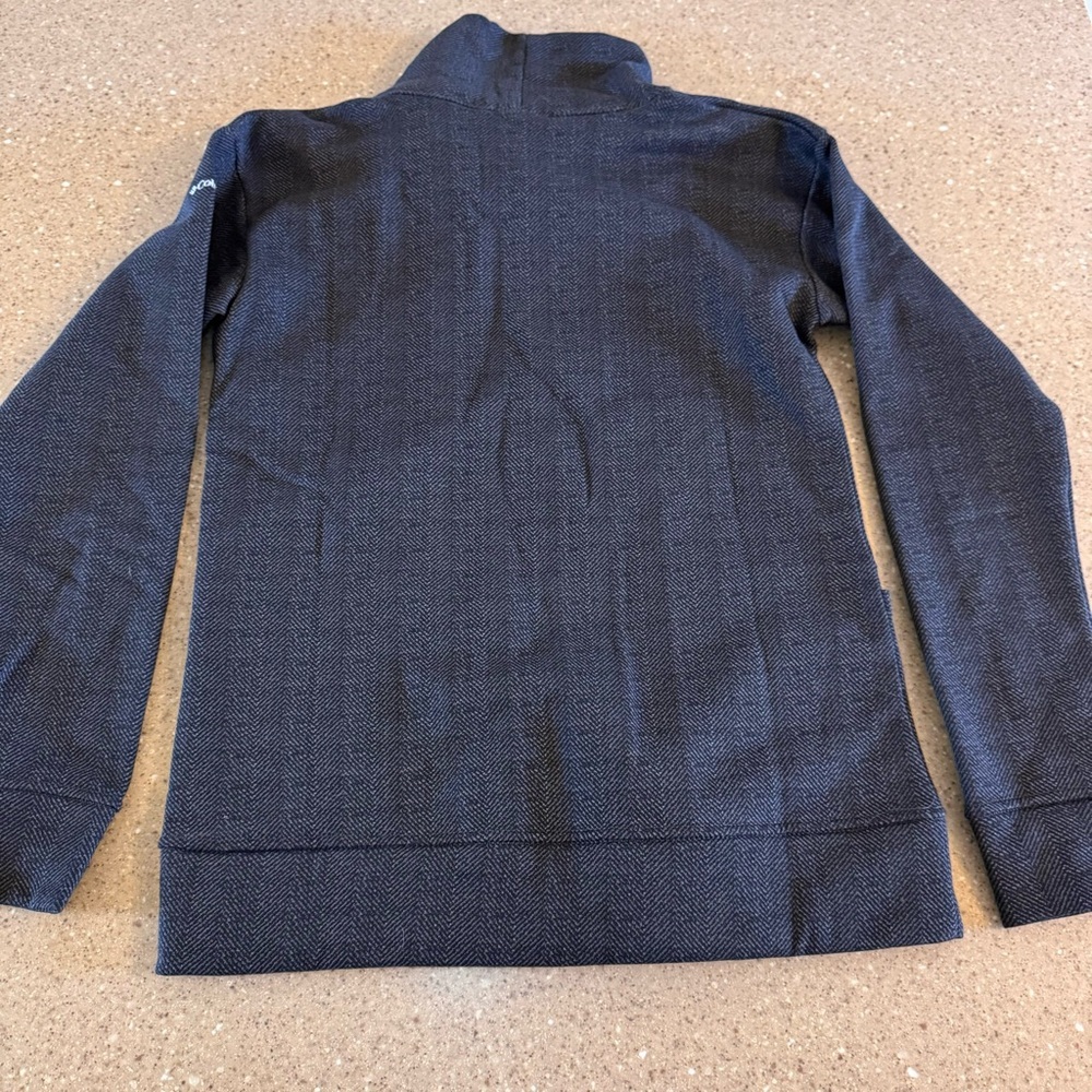 Columbia Sweatshirt Women XS Dark Gray Pullover Mock Neck Long Sleeve - Picture 8 of 9